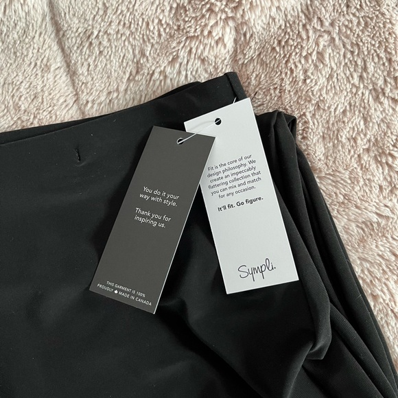 Sympli - Black Pants - Size 10 - Picture 5 of 8